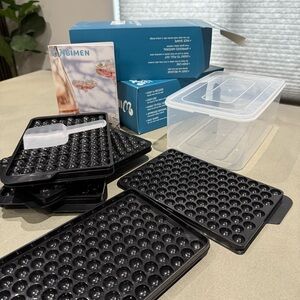 Two (2) Mini Round Ice Cube Tray Sets